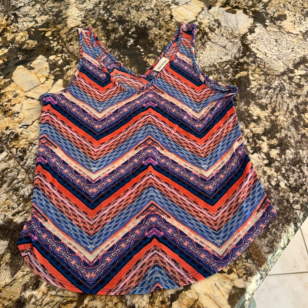Colorful striped tank top
